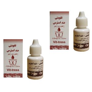 دارو تقویتی و ضد استرس ماهی پارسیس مدل 020 حجم 40 میلی لیتر بسته 2 عددی